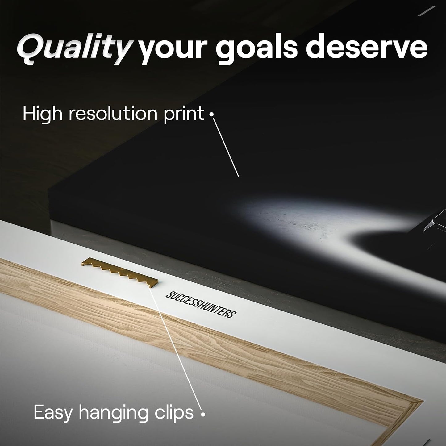 Motivational Wall Art for Office, Super Car Art Canvas, Inspirational Automotive Decor for Cadillac Escalade V Sportscar Lovers, Motivational Wall Decor for Office and Home, Car Poster (15" x 30" in)