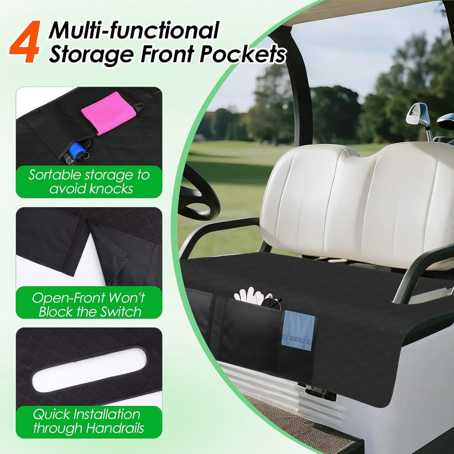 Golf Club Cleaning Kit with Golf Club Cleaner with Water Golf Towel Divot Repair Tool Groove Sharpener Golf Ball Alignment Kit Complete Golf Cleaning Kit Golf Accessories for Women Men