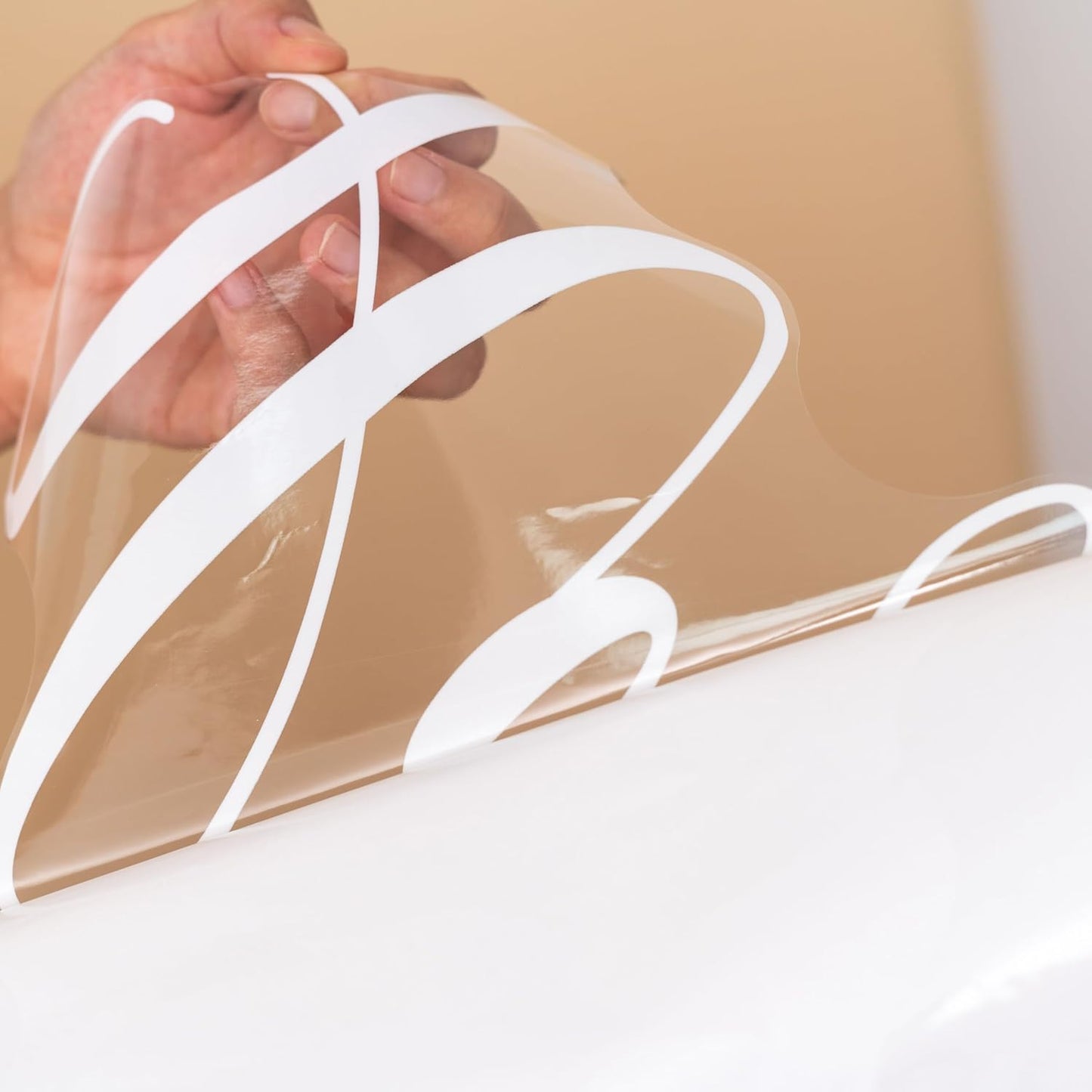 Happy Birthday Wall Decal - White Script Letters Wall Stickers, Birthday Party Balloon Arch Backdrop Decoration Supplies Sign Decals, Removable Adhesive Sticker