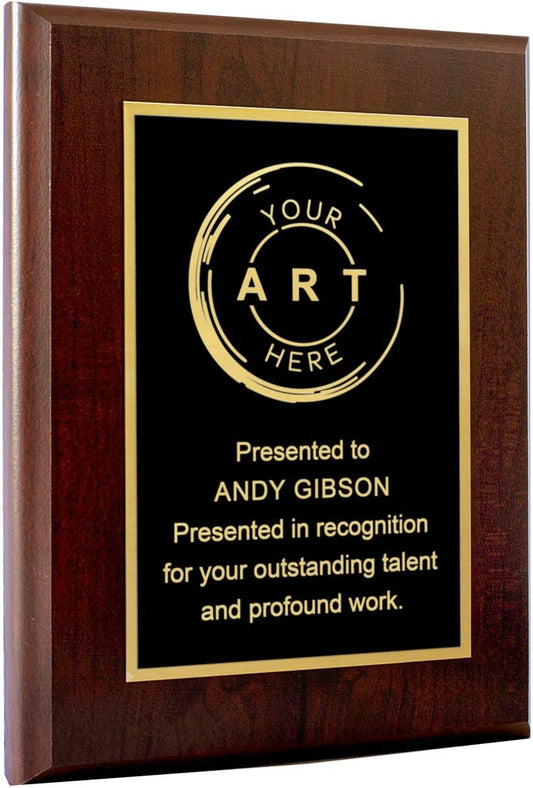 Personalized Engraved Plaques and Awards. Great for Retirement, Thank You, Military Recognition, Special Achievements, Memorials, Sports, School, and Corporate Awards