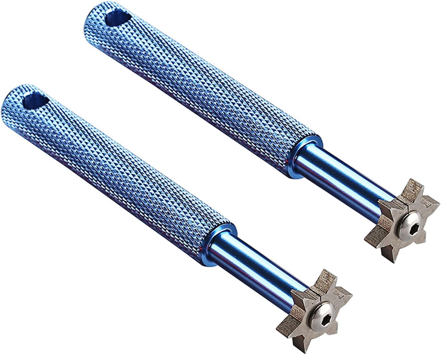 Sword &Shield sports Golf Club Groove Sharpener Tool Golf Club Re-Grooving Cleaning Tool 6-Tip for Optimal Backspin and Ball Control with Wedges and Utility Clubs