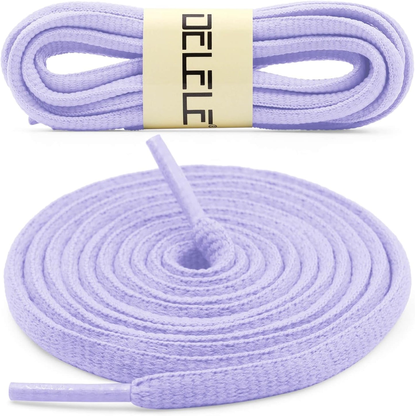 DELELE 2Pair Oval Shoes laces 42 Colors Half Round 1/4" Athletic ShoeLaces for Sport/Running Shoes Shoe Strings