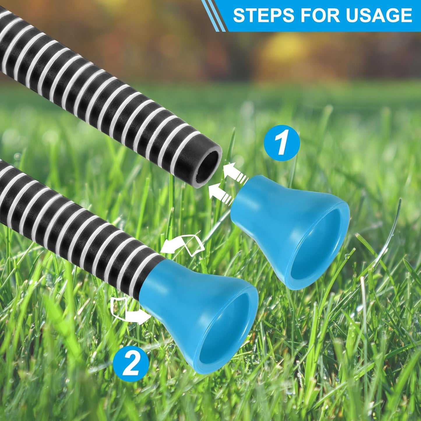 PATIKIL Golf Ball Retriever Grabber, Golf Ball Suction Cup Grabber Rubber Putter Grip Picker Upper Tool for Golfers Putter Swing Handle Accessories