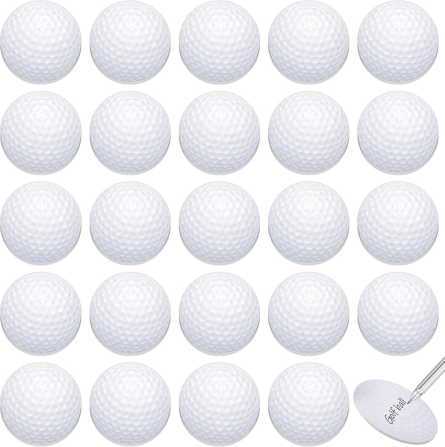 Chuangdi 24 Pcs Golf Sticky Notes Golf Ball Notepad Party Favors for School Office Coworkers Students Stationery Party Supply