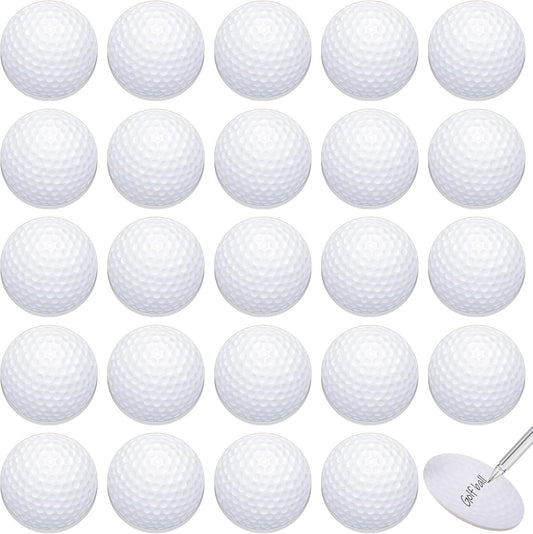 Chuangdi 24 Pcs Golf Sticky Notes Golf Ball Notepad Party Favors for School Office Coworkers Students Stationery Party Supply