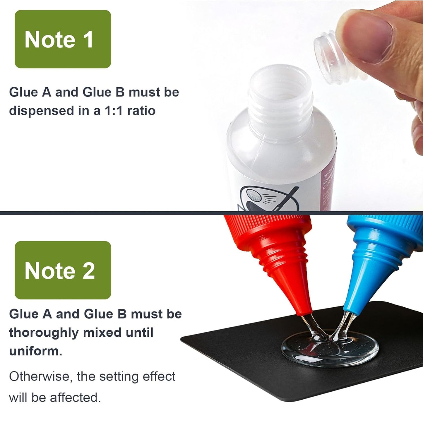 30min Golf Club Epoxy, 125+125ml Extra Strength Golf Shaft Epoxy, Applicable to All Clubheads, Drivers, Putters, and Irons, Compatible with Graphite and Steel Shafts (Long Cure)