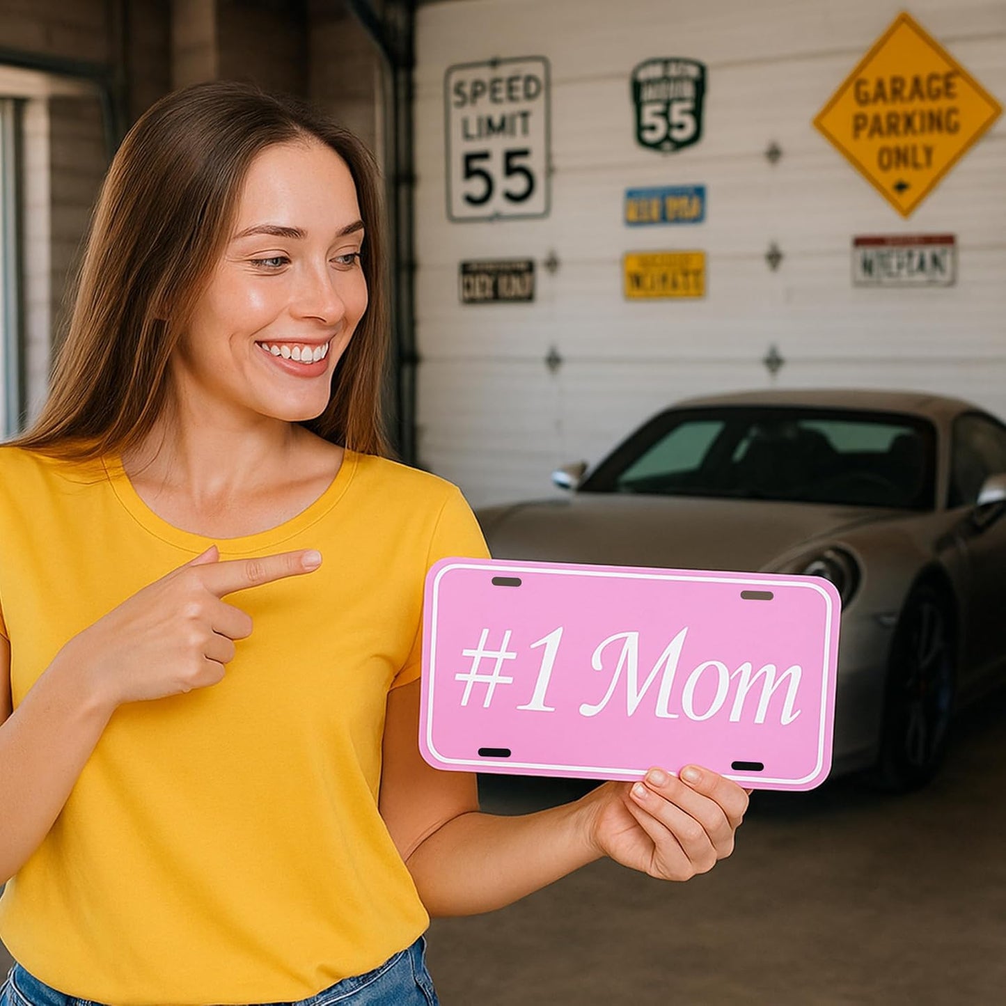 Custom Blank Novelty Aluminum Plate – Personalized 12x6 Decorative Sign – Choose Color, Font & Text – Indoor/Outdoor Use for Garage, Events & Gifts