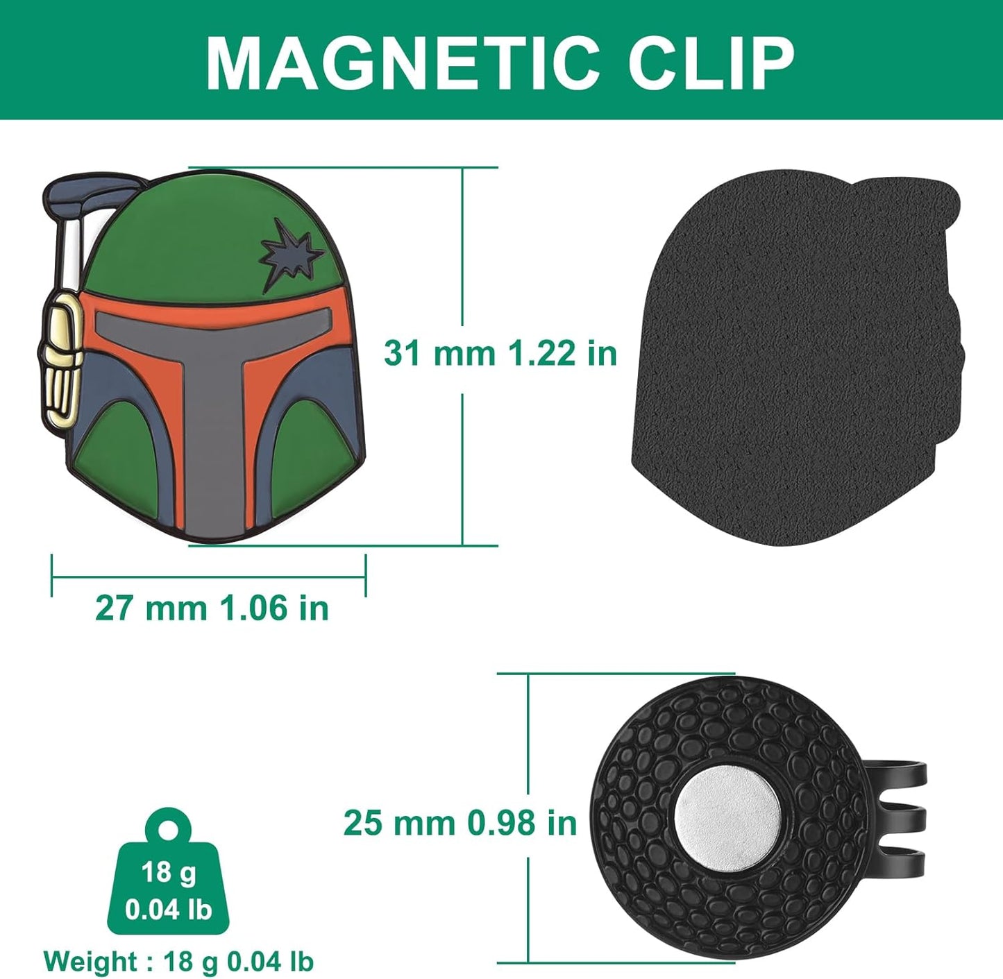 Golf Ball Marker Hat Clip, Golf Accessories for Men, Golf Ball Stamp, Funny Golf Gifts, Golf Gadgets