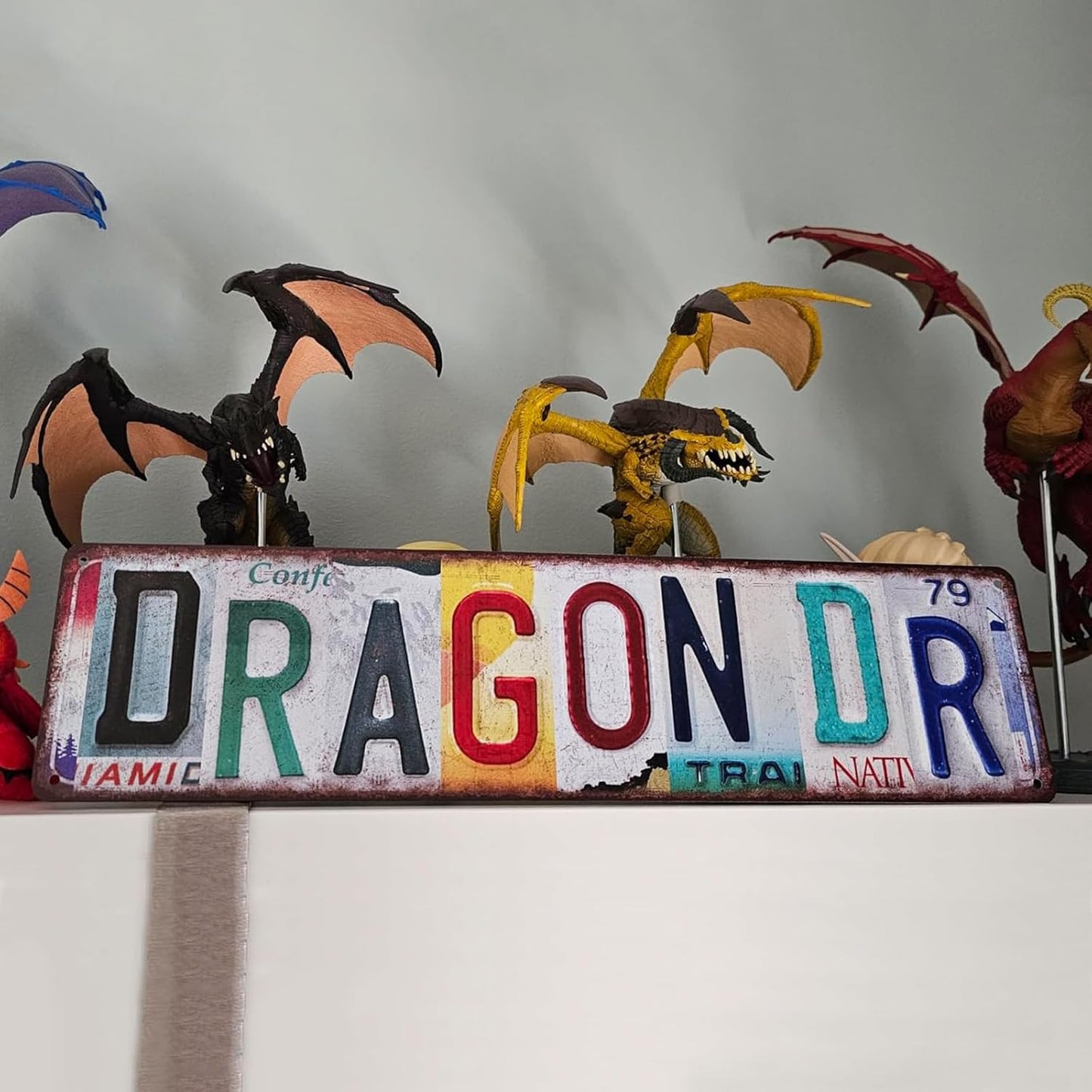 Vintage Mailman St Street Sign Wall Decor Metal Tin Signs Poster