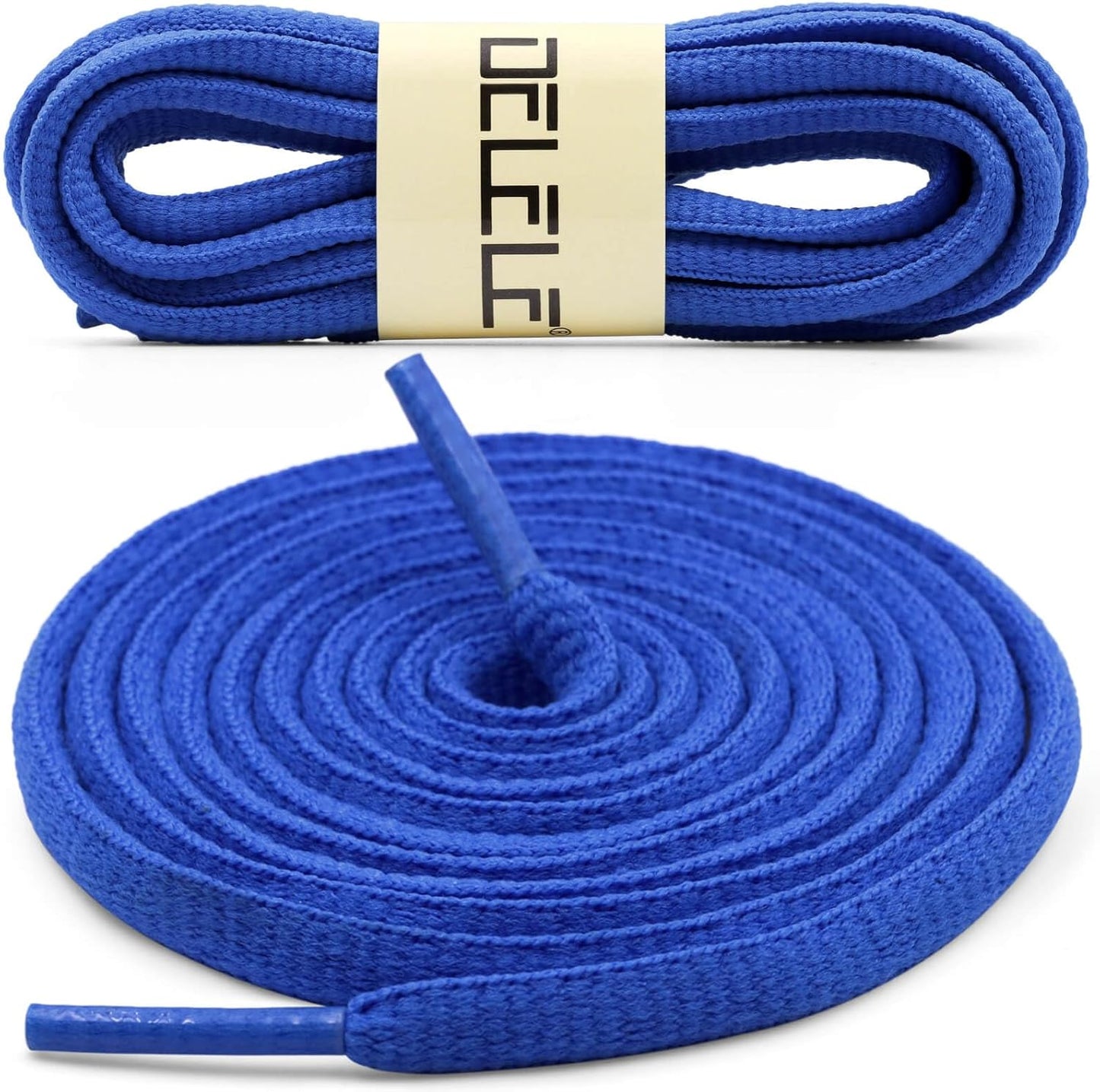 DELELE 2Pair Oval Shoes laces 42 Colors Half Round 1/4" Athletic ShoeLaces for Sport/Running Shoes Shoe Strings