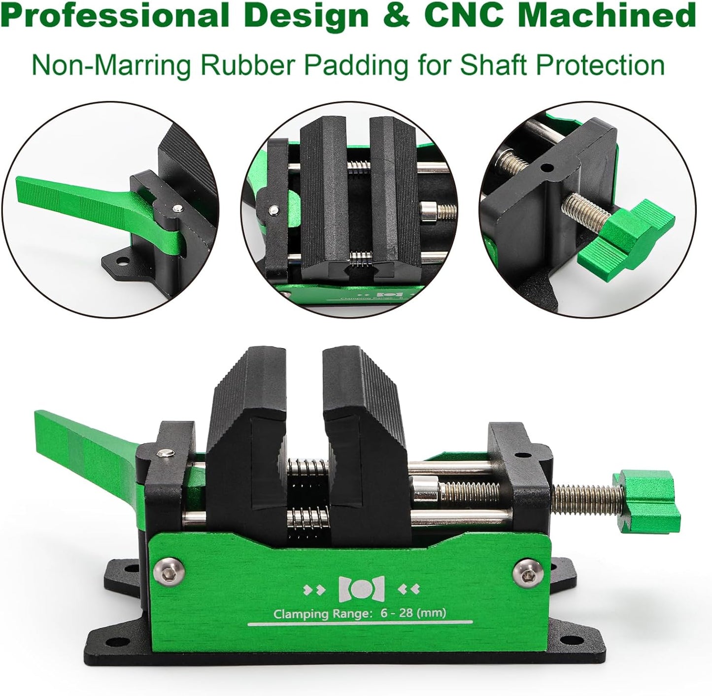 Nicunom Golf Club Regripping Pro Kit, Aluminum Club Vise Clamp Quick Release Golf Shaft Clamp Grip Vice Golf Grip Removal Tool for Home or Workshop