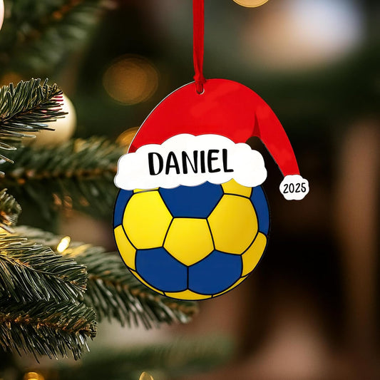Personalized Handball Christmas Ornament 2025, Custom Handball Ornaments with Name, Team Ornament, Custom Coach Gifts, Christmas Tree Decorations, Gifts for Sports Lovers Boys, Xmas Gift 2025
