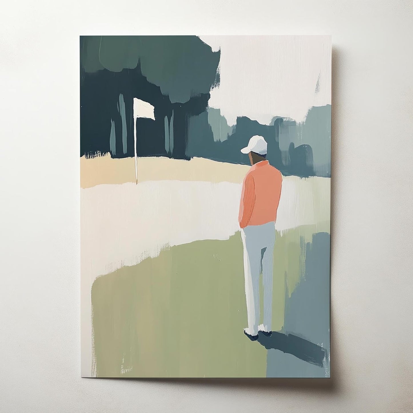 Golf Impressionist Art Print Posters - Premium Giclee Fine Art Prints - Sporty and Sophisticated Home Decor Posters, Golfer Art Prints for Home and Office Decor - Vintage Aesthetic, Ready to Frame