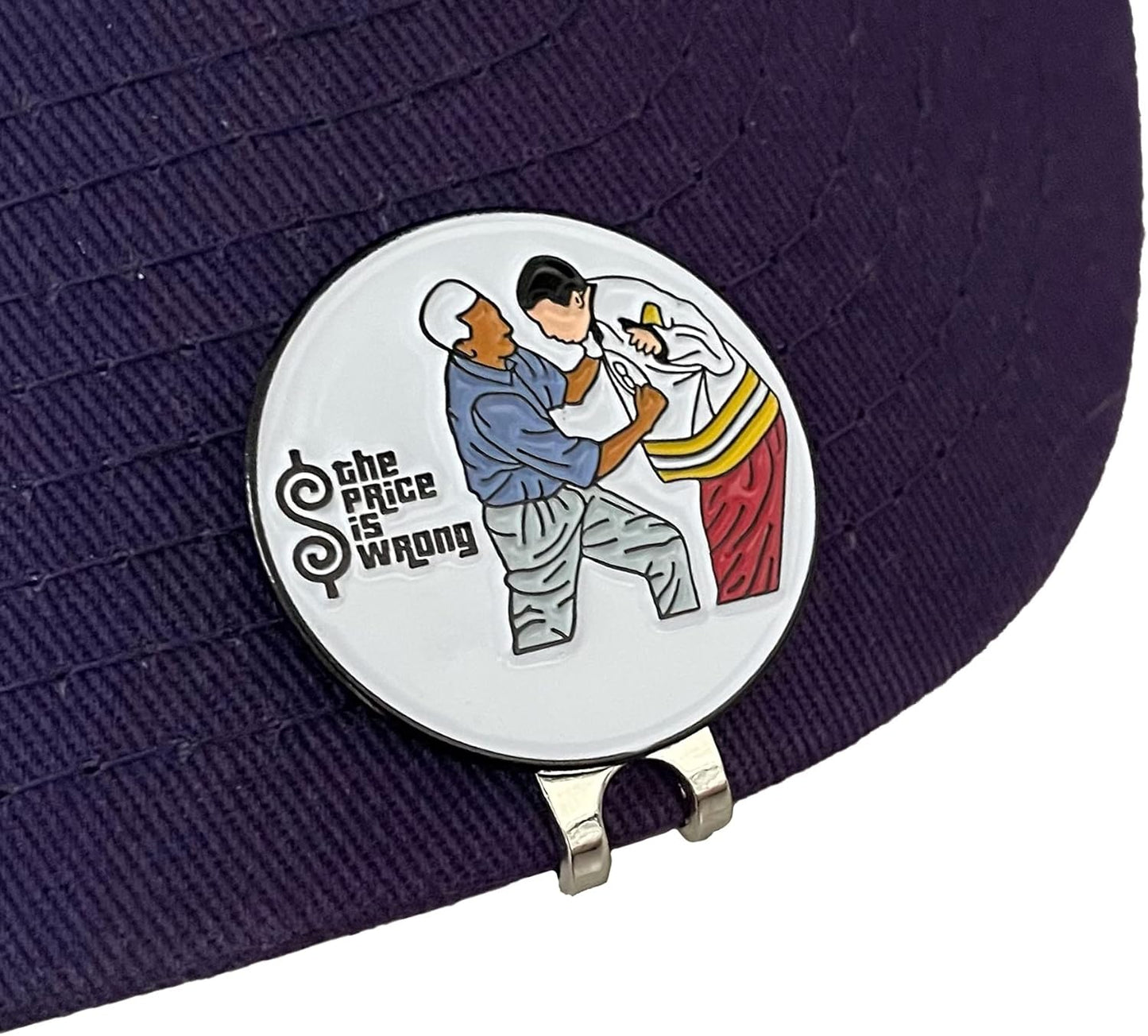 Balanced Co. Funny Golf Hat Clip with Enamel Magnetic Ball Marker