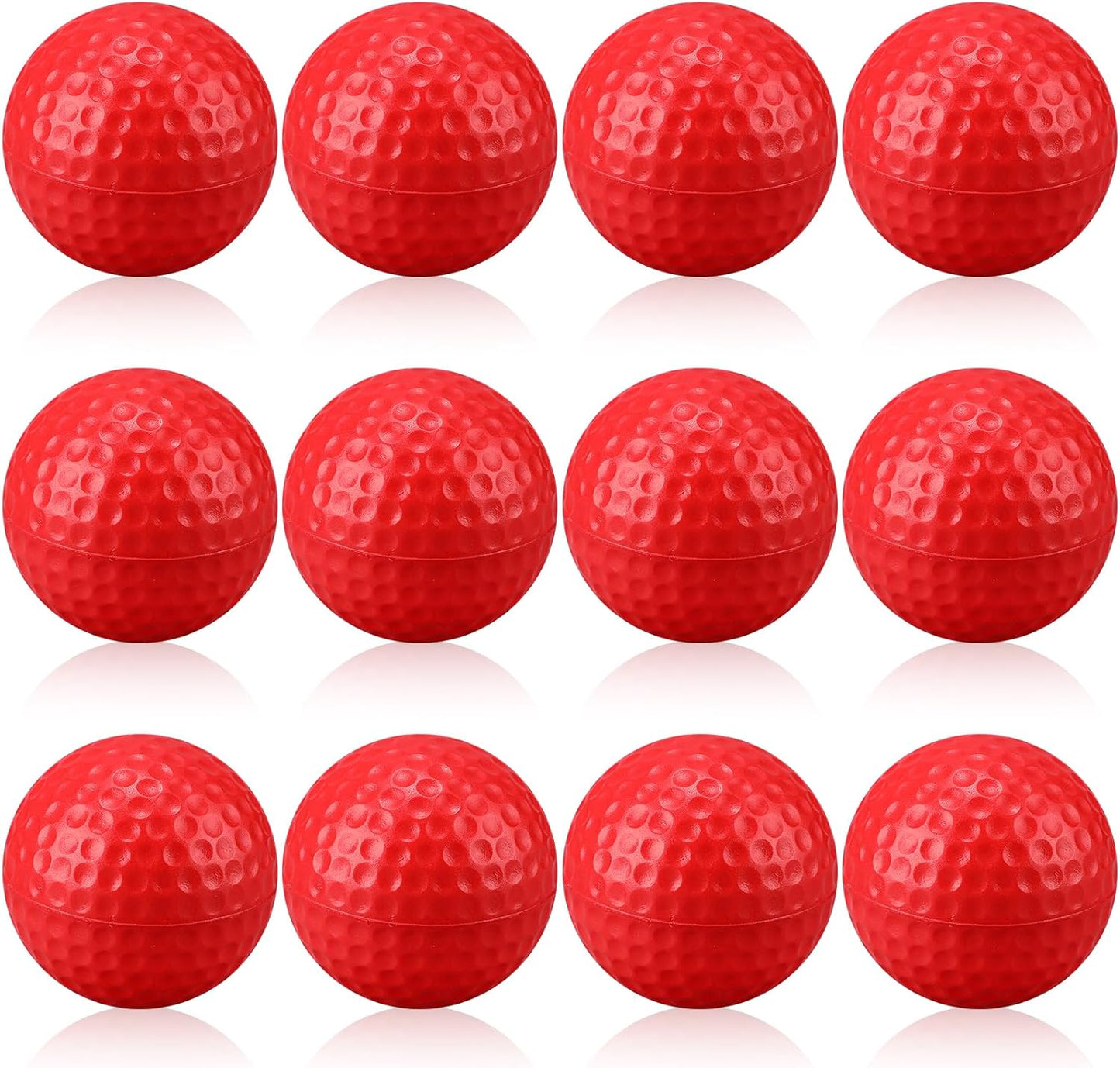 12 Pcs Foam Golf Practice Balls Soft Foam Balls for Golf Practice Realistic Feel and Flight Sport Training