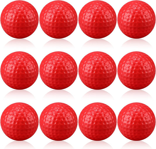 12 Pcs Foam Golf Practice Balls Soft Foam Balls for Golf Practice Realistic Feel and Flight Sport Training