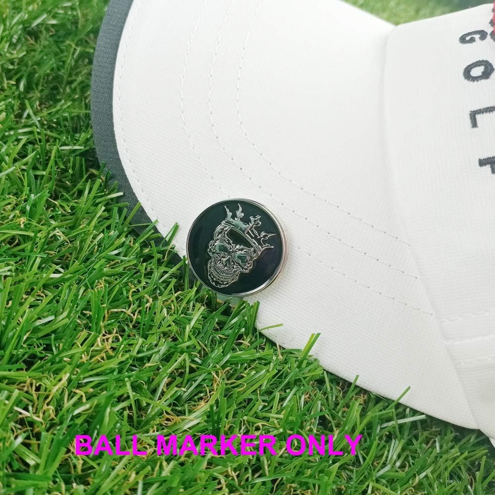 Golf Ball Markers Assorted Patterns Value Pack of 12 Golf Gifts, Golf Cap Clips and Divot Repair Tools Partner Accessories Sets for Men Women Golfer