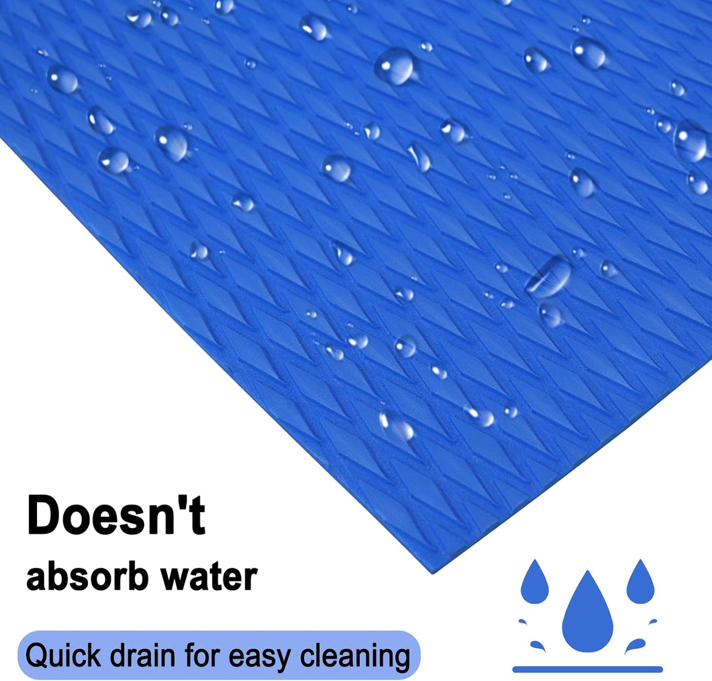 HZshark EVA Foam Boat Decking Sheet Universal DIY Surfboard Traction Pad Non-Slip Grip Mat Trimmable Sheet for Kayak RV Yacht Pool Skateboard Skimboard Step Green Yellow Orange Blue Dark Grey Black