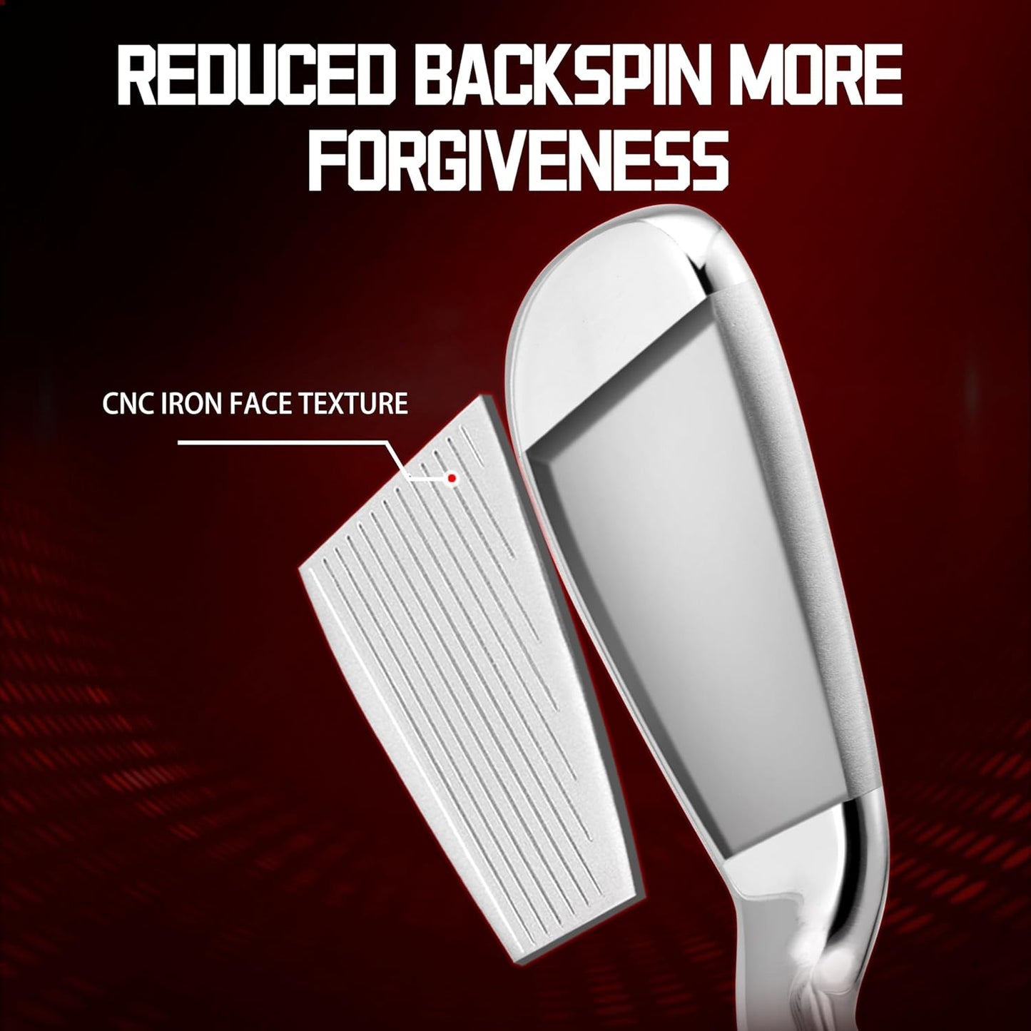 PGM Men's Oversea 9/12 Pieces Complete Golf Club Set with High-Strength Thin Face Design 460cc Driver High Forgiveness Ideal for Beginners