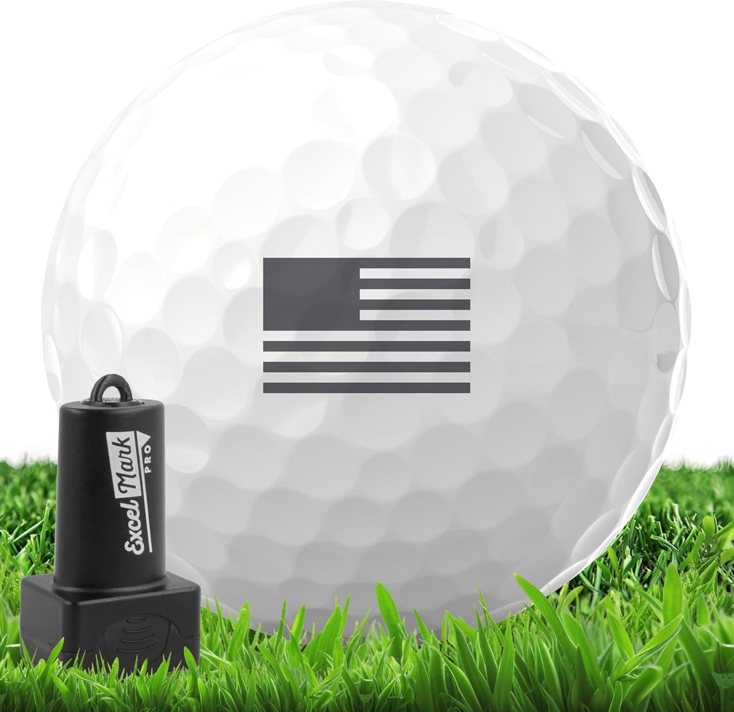 ExcelMark Pro Golf Ball Stamp - Easy Ball Identification - Choose from 25+ Styles and 4 Colors!