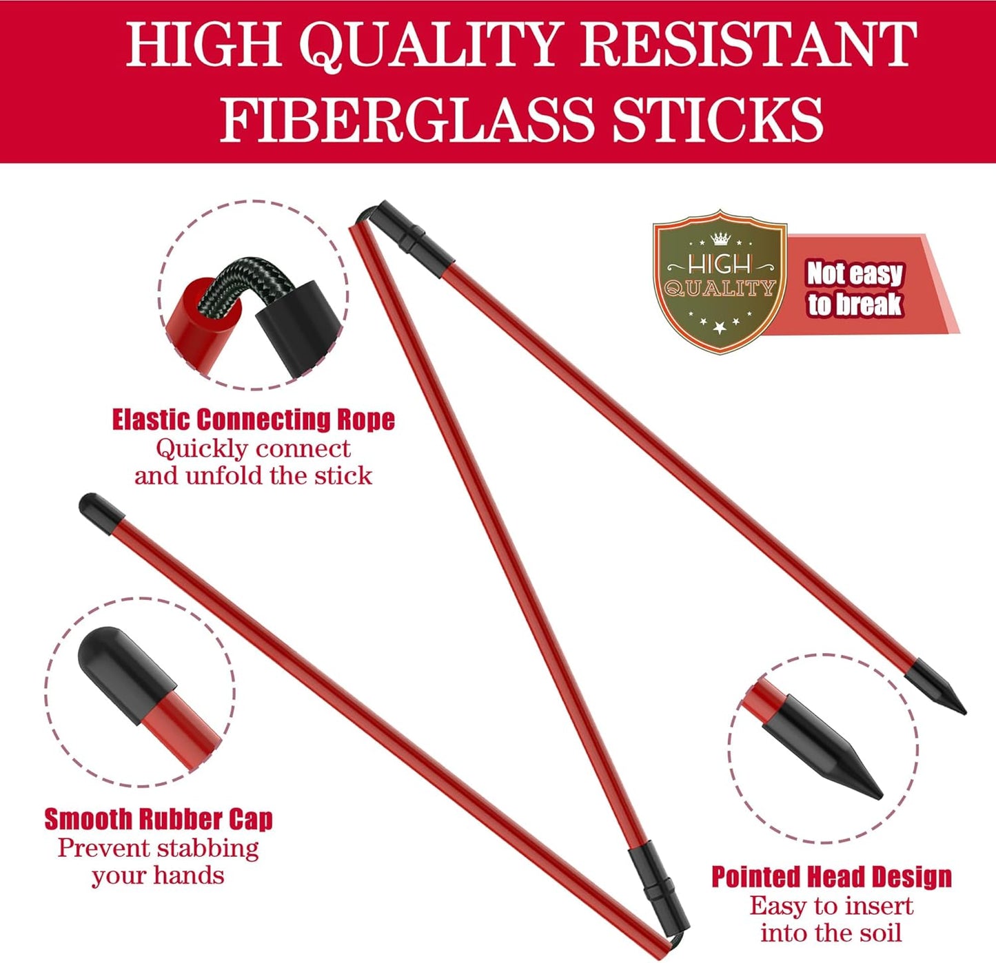 Golf Alignment Sticks 2 Pack,Upgraded 48" Collapsible Alignment Stick Golf Training Aid for Aiming, Putting, Swing Trainer, Golf Training Sticks with Clear Tube Case