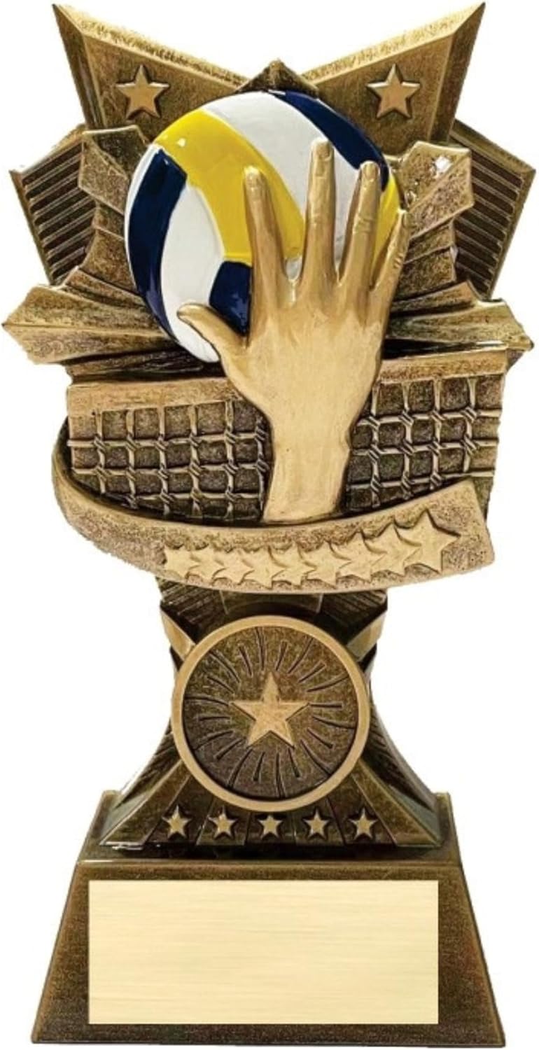 Champion V Sports Trophy Award with Custom Engraving – Recognition Trophy for Kids and Adults Team Awards for Competitions School Sports Student Athletes MVPs Tournaments and Celebrations