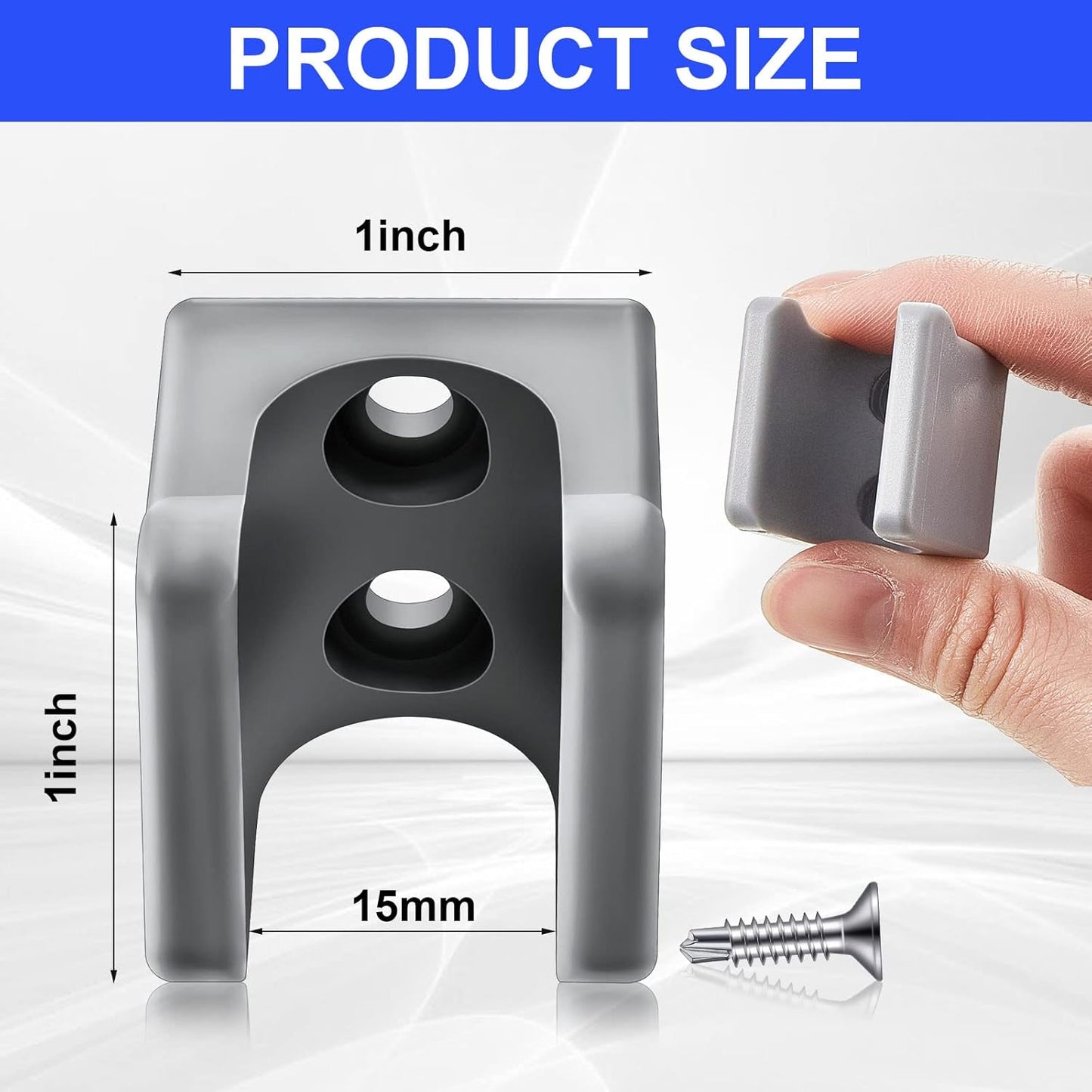 Deekin 30 Pcs Golf Club Hanger Holder Golf Club Wall Mount Rack Storage Organizer for Garage Hanger with 60 Pcs Screws for Wall Display, Grip up Type