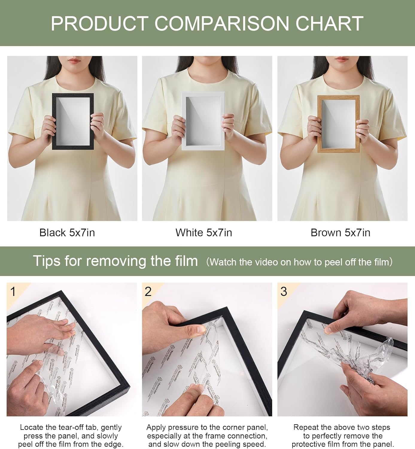 5x7 Mini Shadow Box Display Case Picture Frame with Soft Linen Back,Small Deep Black Shadow Box 5x7 for Flowers Medal Display Case Jersey pet Graduation Memorabilia Baby Ltems Crafts Photos