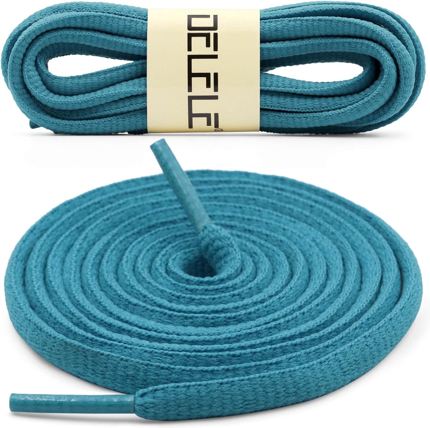 DELELE 2Pair Oval Shoes laces 42 Colors Half Round 1/4" Athletic ShoeLaces for Sport/Running Shoes Shoe Strings