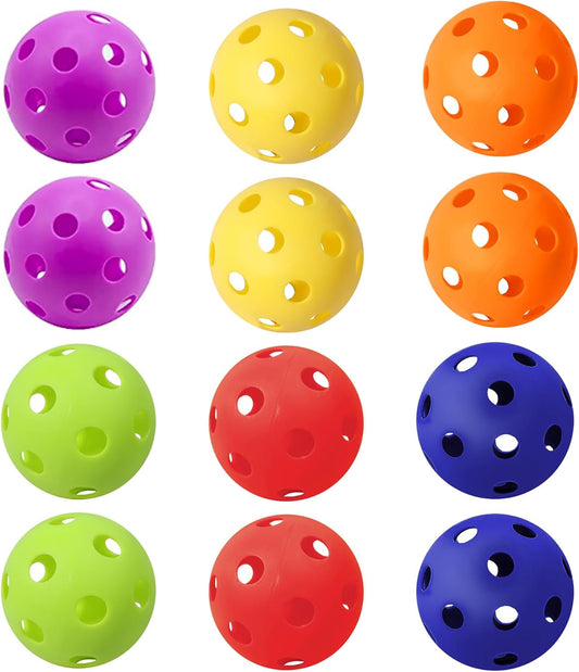 GSE Games & Sports Expert Practice Baseballs, Plastic Baseballs Training, Hollow Airflow Softballs for Pitching, Batting, Catching for All Skill Levels (Several Styles Available)