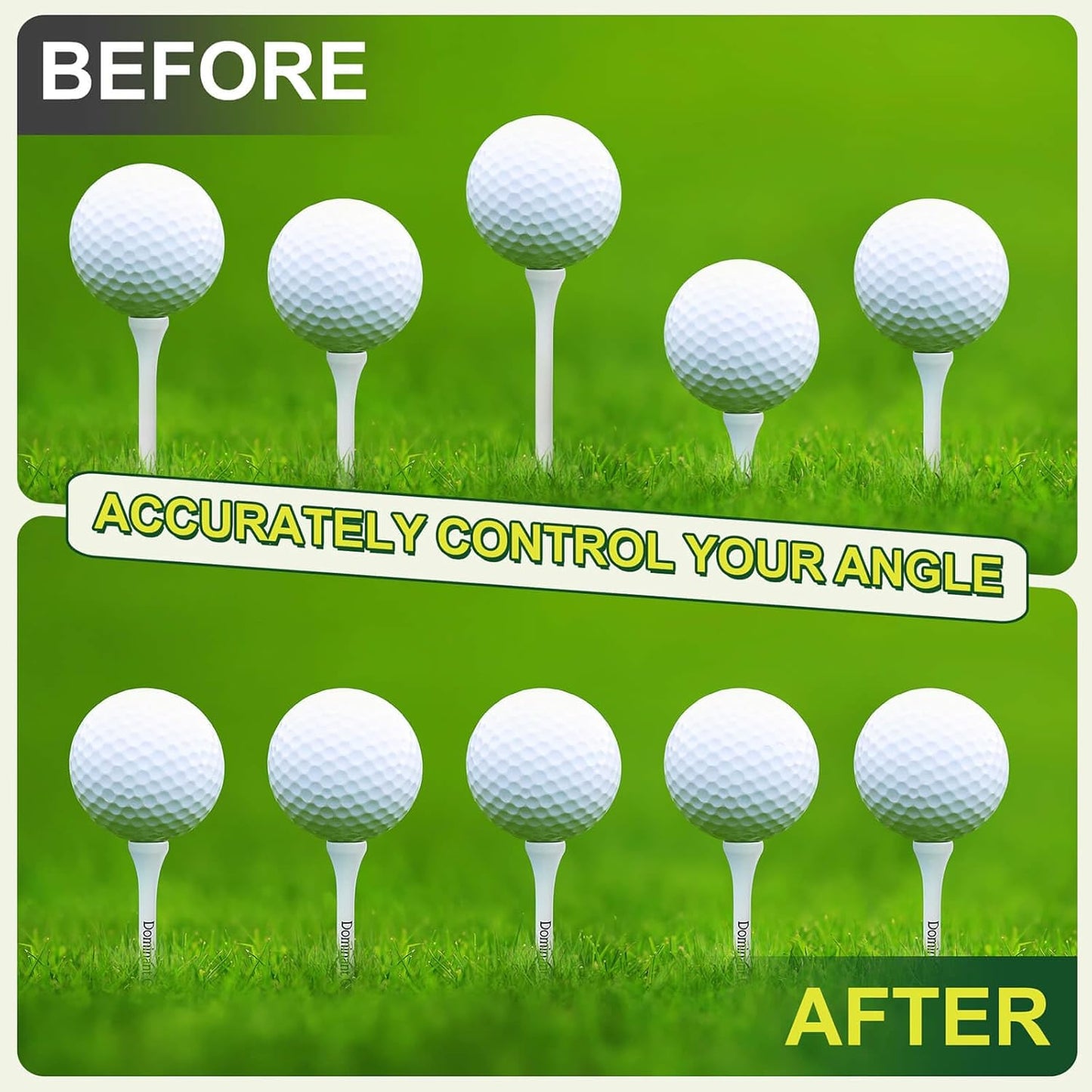 2PCS Golf Tee Height Tool, Tee Height Setter,Golf Height Setter.