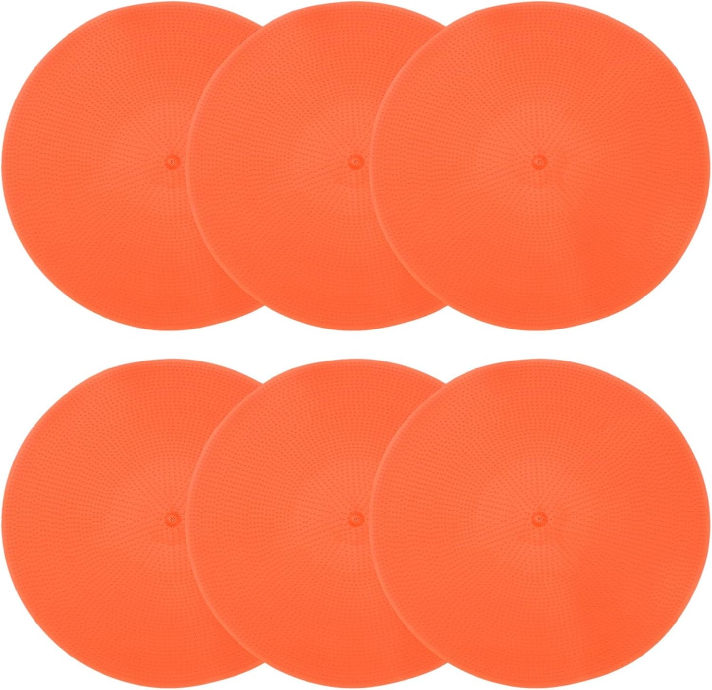 PATIKIL Spot Markers, Non-Slip Floor Dots Agility Markers Flat Field Cones Poly Dots for Gym PE Speed Training Dance Soccer Basketball Sports