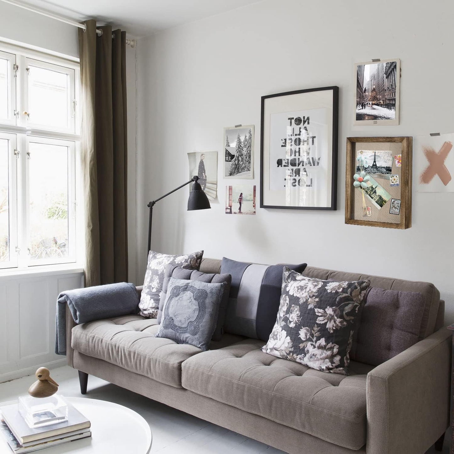 Love-KANKEI Shadow Box Display Case 11x14 Shadow Box Picture Frame with Linen Back Memorabilia Awards Medals Photos Wood Memory Box Gift Carbonized Black