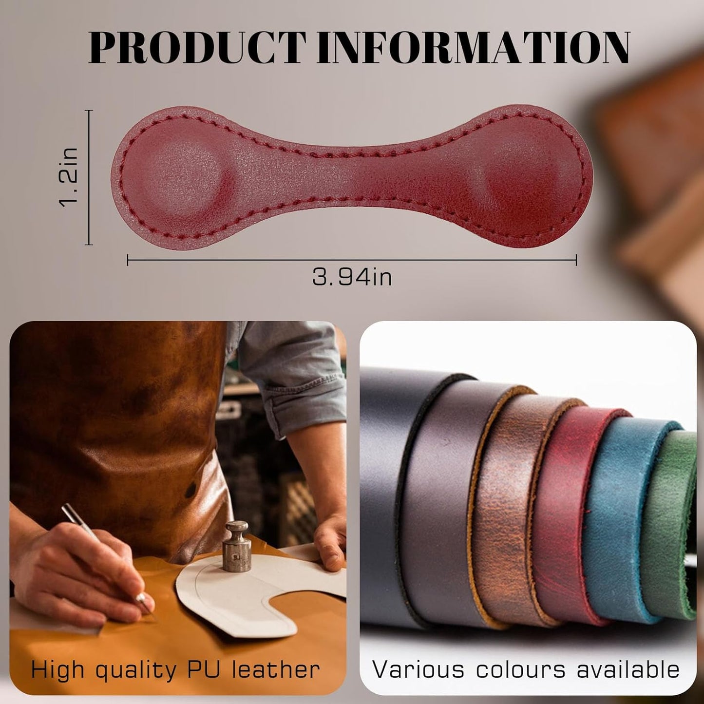 Customized Leather Magnetic Bookmarks for Man Women Personalized Engraved Text Book Marker Clips Gift for Book Lover Kids Readers