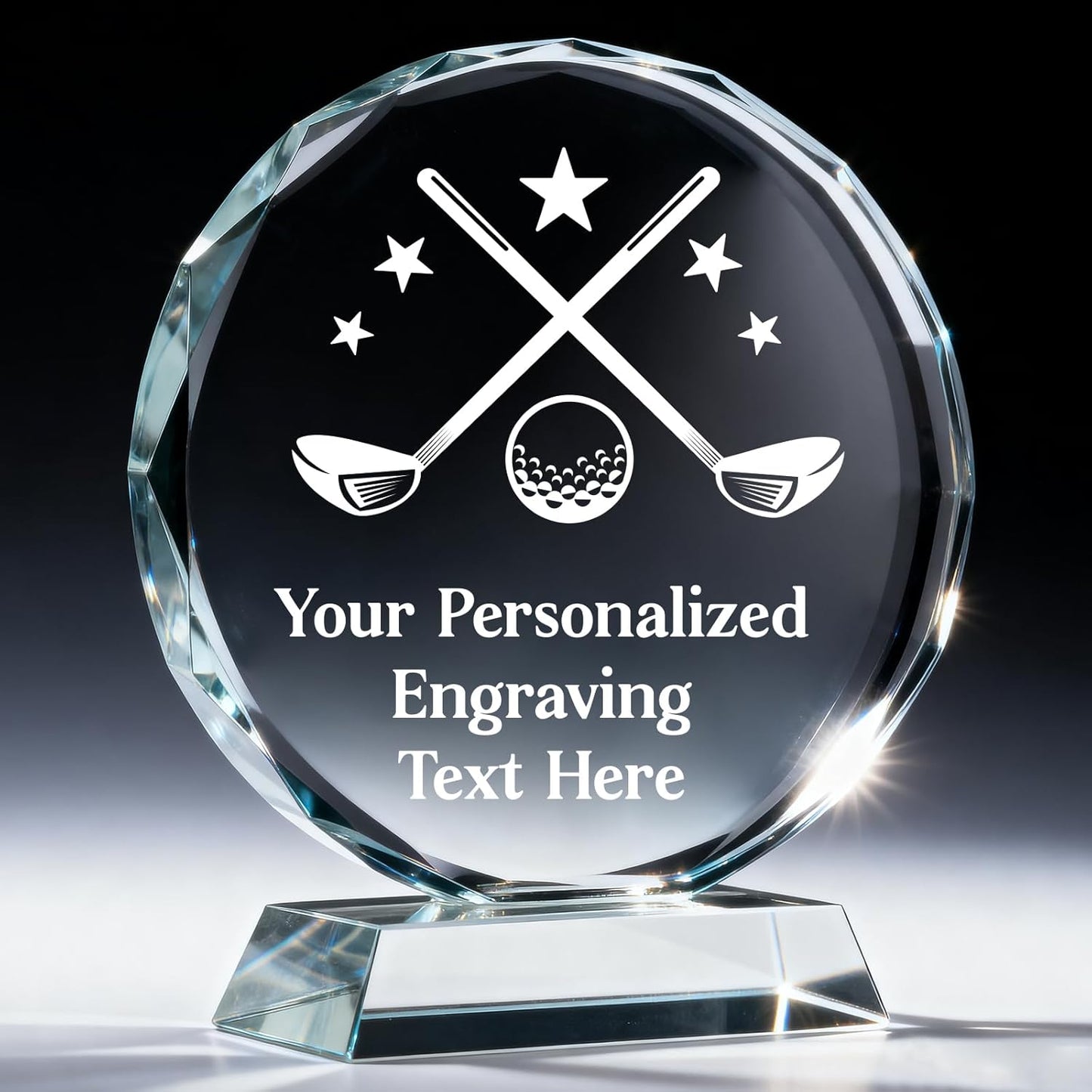 Personalized Trophy Award - Custom Crystal Awards and Trophies - Plaques Personalized Engraved - Thank You Gifts - Employee Appreciation Gifts for Cowokers, Recognition, Sports