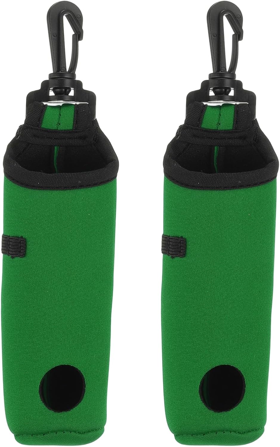 uxcell Golf Ball Carry Bag, Waist-Mounted Storage Bag Neoprene Golf Tee Holder Pouch with Lightweight Hook for Men and Women