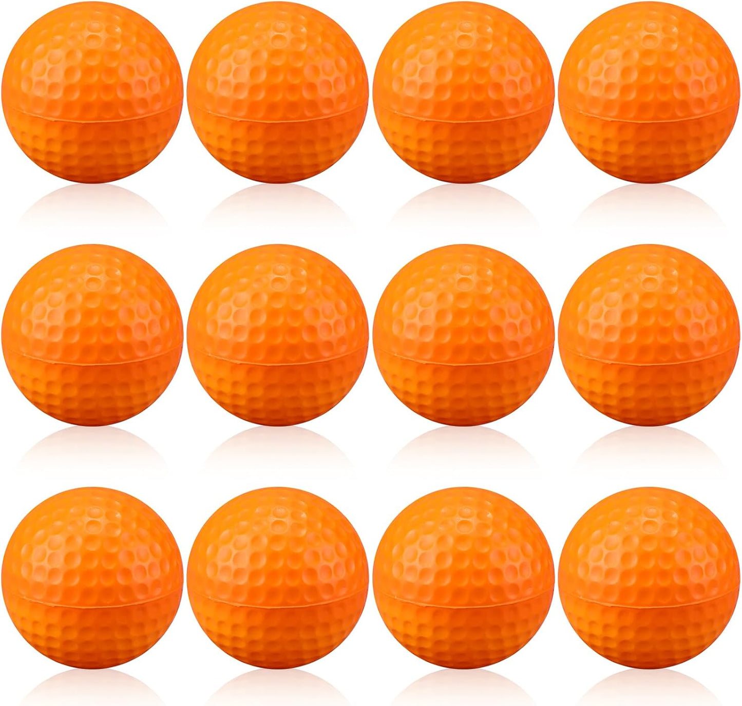 12 Pcs Foam Golf Practice Balls Soft Foam Balls for Golf Practice Realistic Feel and Flight Sport Training