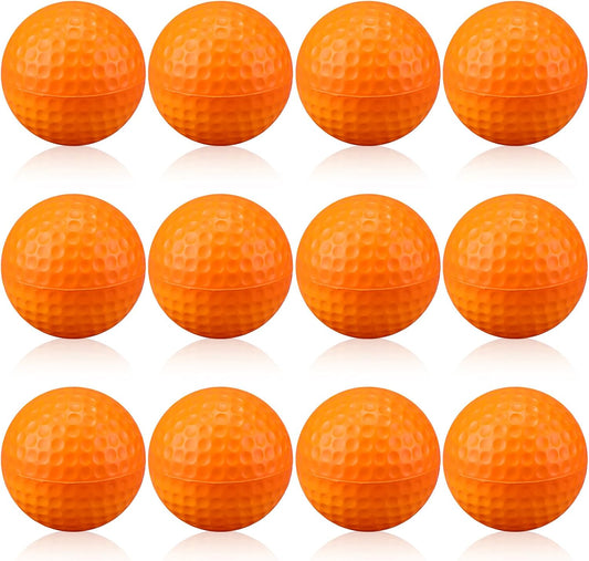 12 Pcs Foam Golf Practice Balls Soft Foam Balls for Golf Practice Realistic Feel and Flight Sport Training