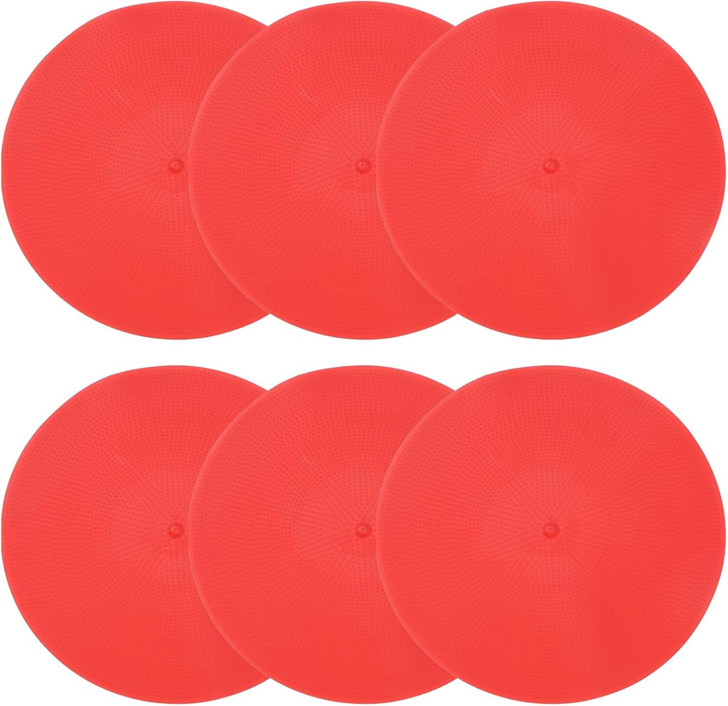 PATIKIL Spot Markers, Non-Slip Floor Dots Agility Markers Flat Field Cones Poly Dots for Gym PE Speed Training Dance Soccer Basketball Sports