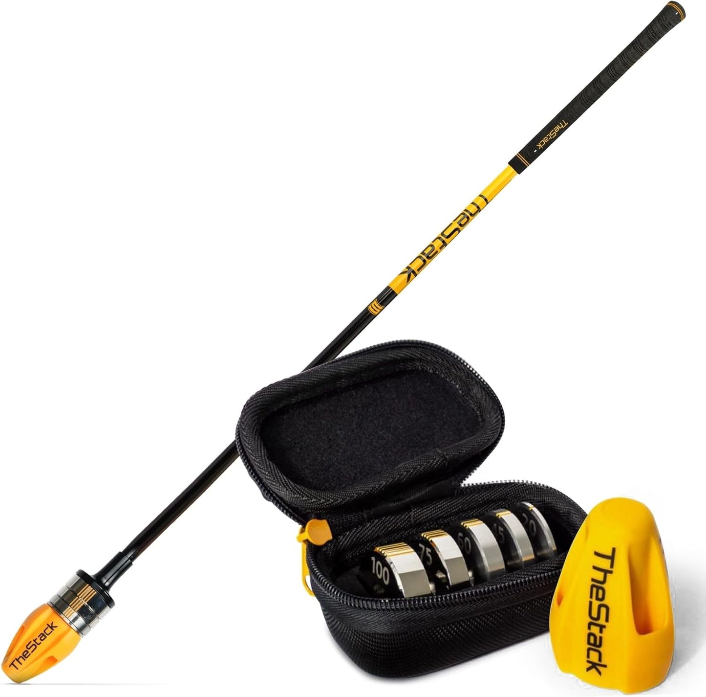 TheStack™ | Golf Swing Speed Trainer | Weighted Golf Training Aid | Golf Swing Trainer Golf Swing Training Aid | Golf Trainer Practice for Men and Women