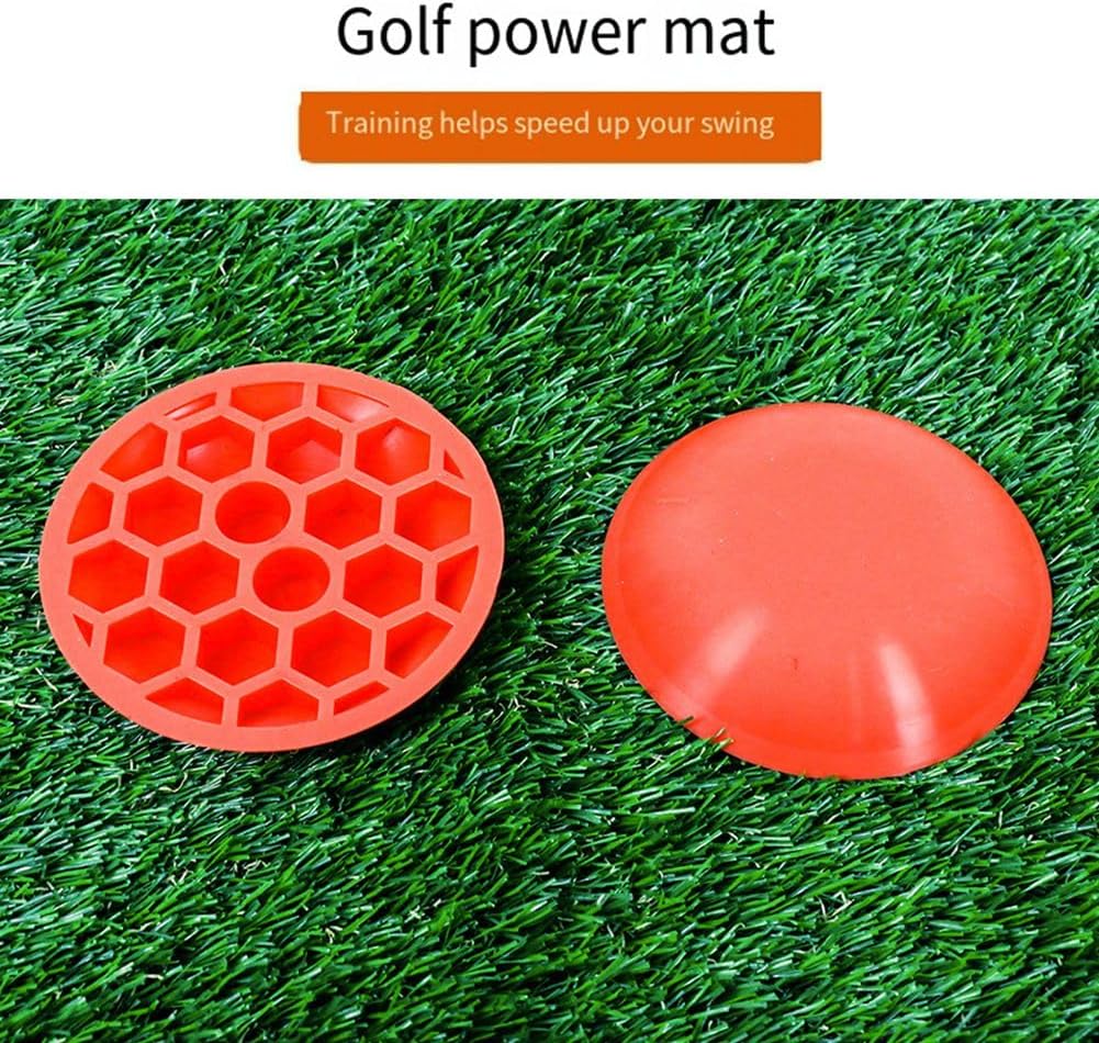 Golf Trainer Swing Speed Trainer Chipping and Putting Power Pad Weight Transfer, Yellow