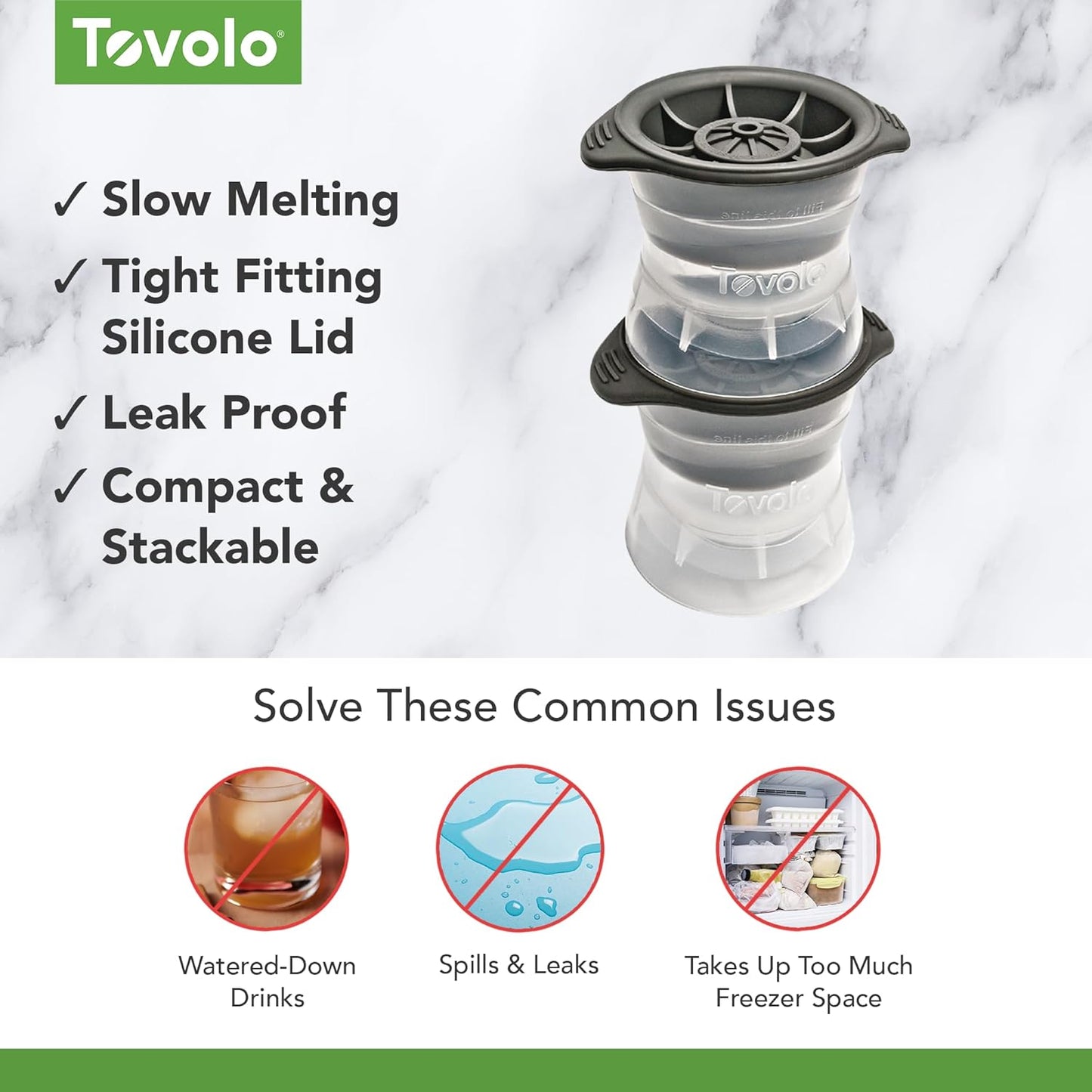 Tovolo Sphere Ice Molds - Set of 2