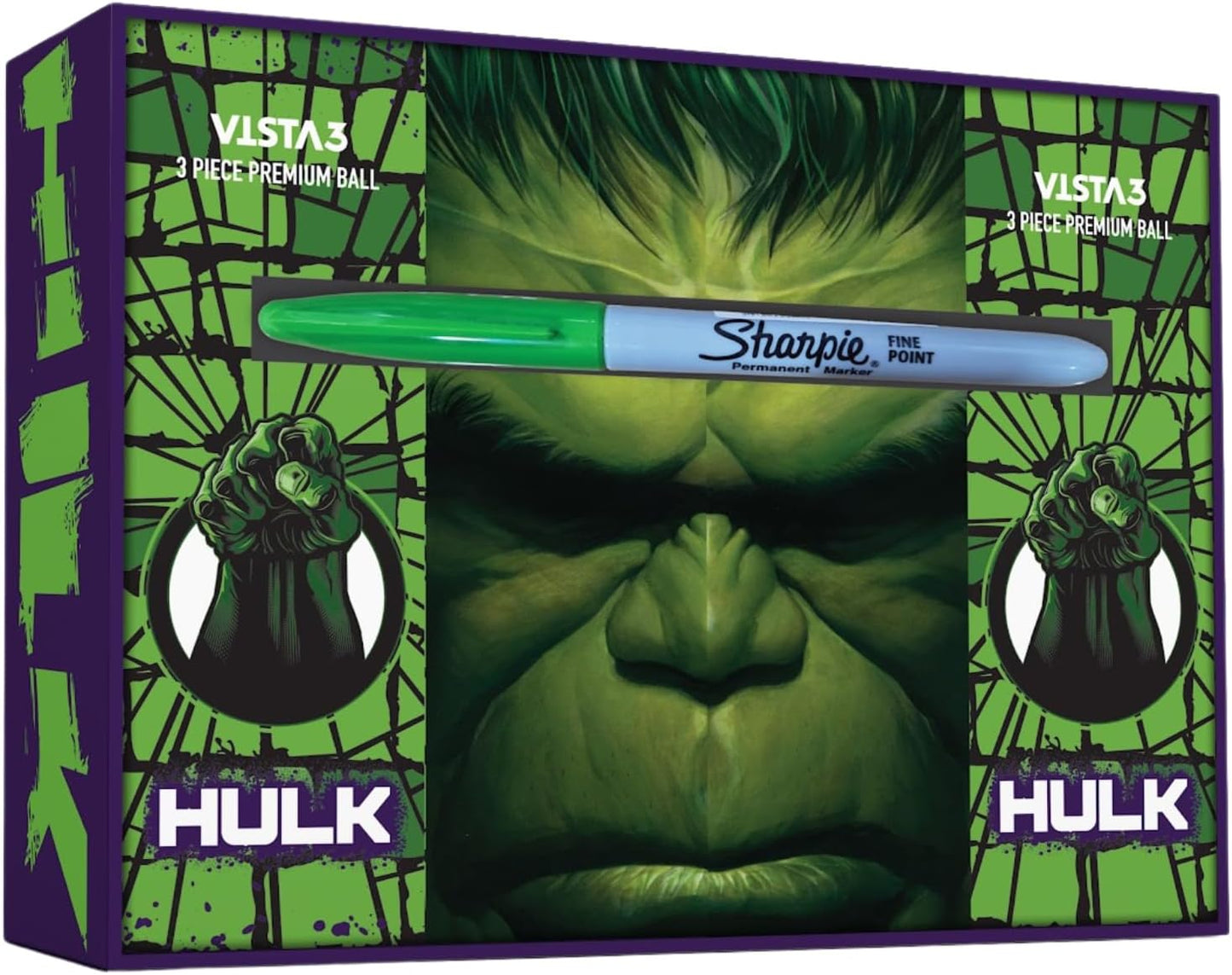 Volvik Vista3 Colored Marker Marvel Golf Balls (One Dozen)