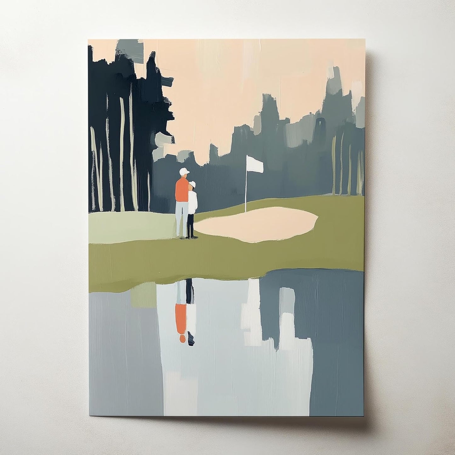 Golf Impressionist Art Print Posters - Premium Giclee Fine Art Prints - Sporty and Sophisticated Home Decor Posters, Golfer Art Prints for Home and Office Decor - Vintage Aesthetic, Ready to Frame