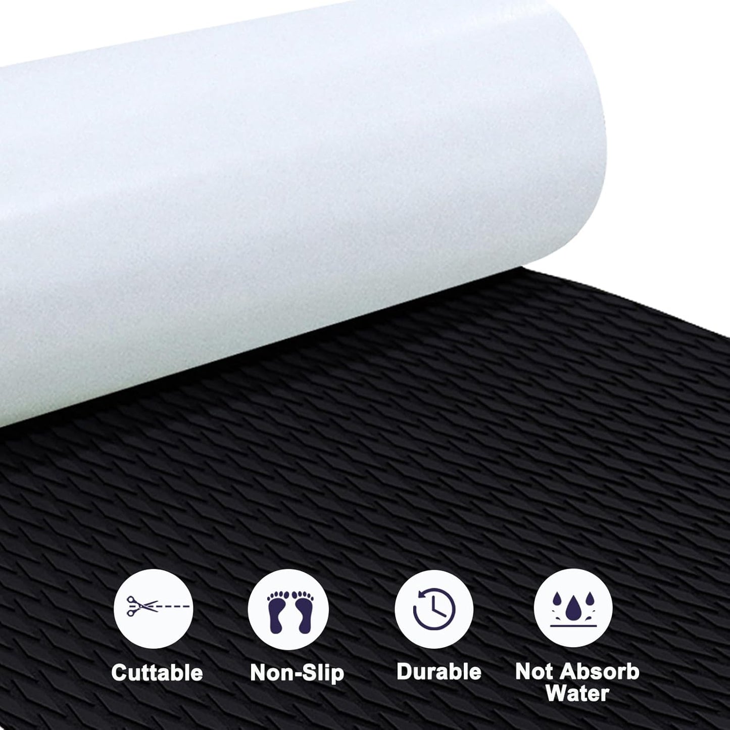 HZshark EVA Foam Boat Decking Sheet Universal DIY Surfboard Traction Pad Non-Slip Grip Mat Trimmable Sheet for Kayak RV Yacht Pool Skateboard Skimboard Step Green Yellow Orange Blue Dark Grey Black