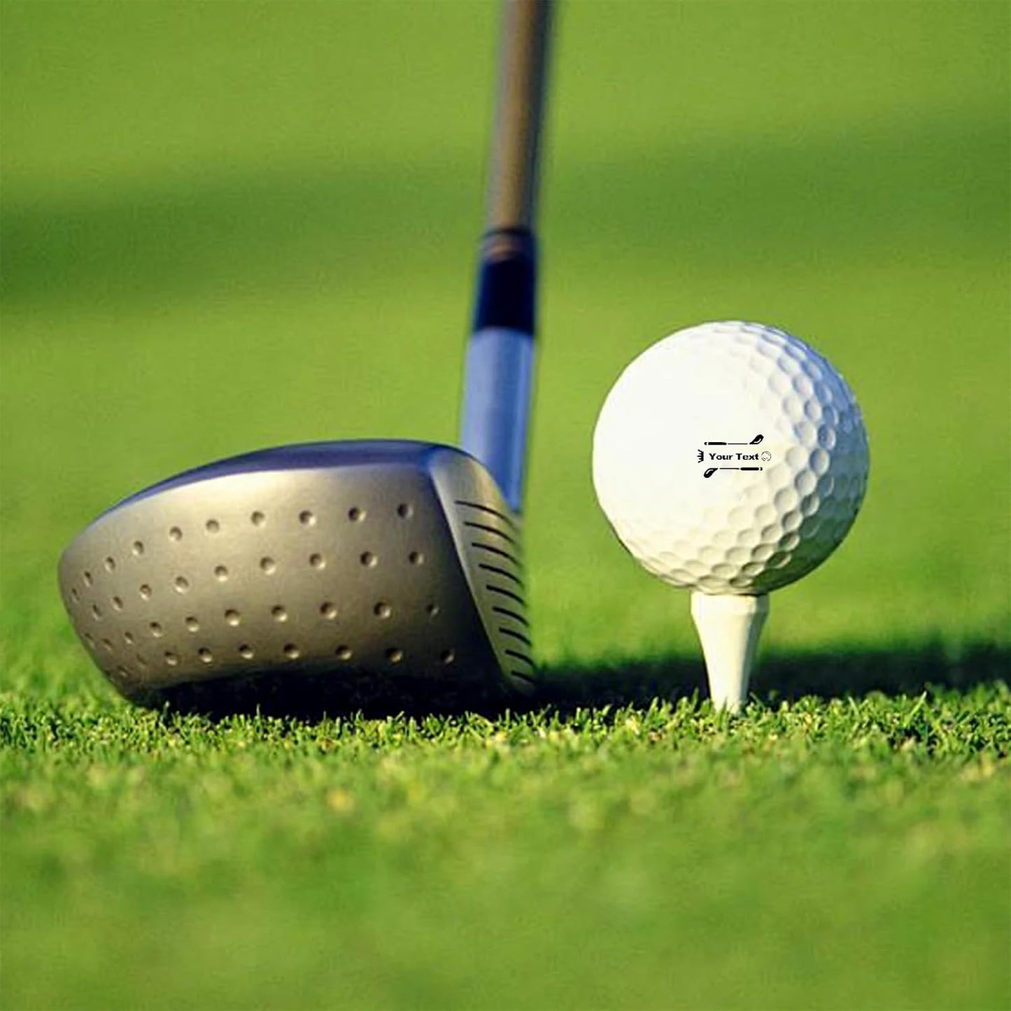 Custom Golf Ball Stamp, Personalized Golf Ball Marker Stamp with Waterproof Ink, Customized Name Stamp with Your Logo, Initial, Name, Golf Ball Stamper, Gifts for Men Dad Husband Business (Design-03)