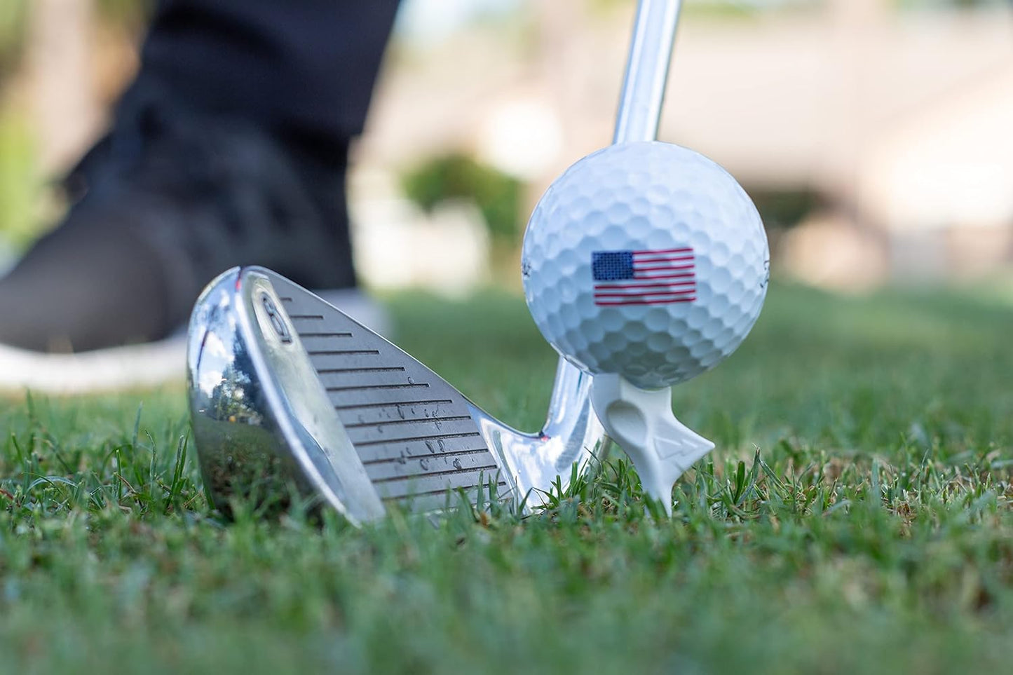 Flightpath Diamond Golf Tees – Patented Design to Reduce Spin for Long, Straight Drives – Low-Friction Long Tees, Robotically Tested for Ball Spin – USGA Approved Performance