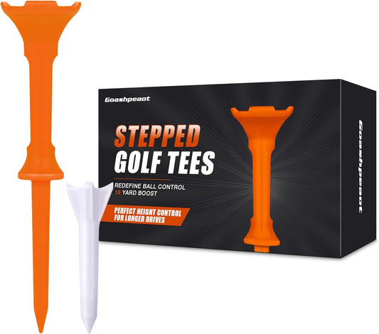 High Perfomance Material Golf Tees, Unbreakable & Stability Professional Golf Tees, Perfect Tee Height at Every Shot Golf Tees