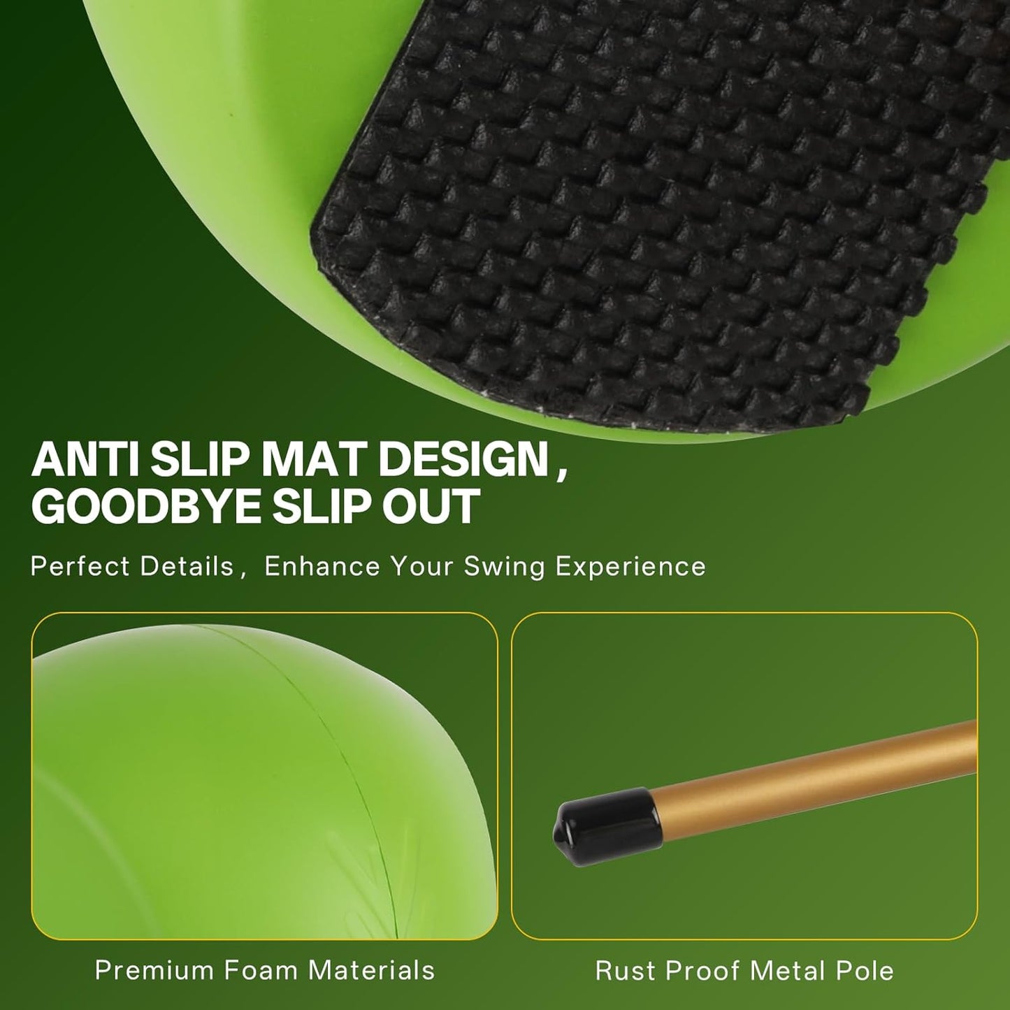 Golf Swing Trainers Aid in Improving Hand Positioning, Smart Ball Golf Training Aid for Posture Correction Practice. Golf Swing Trainers Are Suitable for Golfers at All Levels, (With Non-Slip Mat)