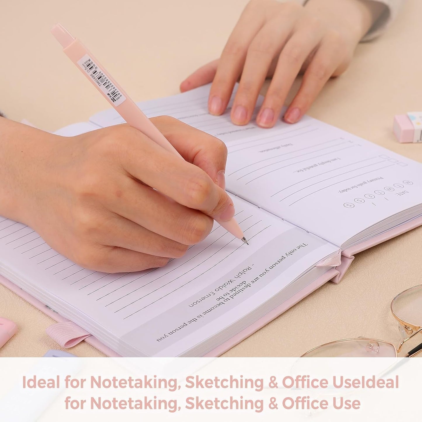 SKYDUE Cute Mechanical Pencils Set, 0.5mm & 0.7mm Mechanical Pencils, 360PCS HB Lead Refills, 4PCS Pastel Erasers, Pastel Aesthetic School Supplies for Writing, Drawing and Sketching